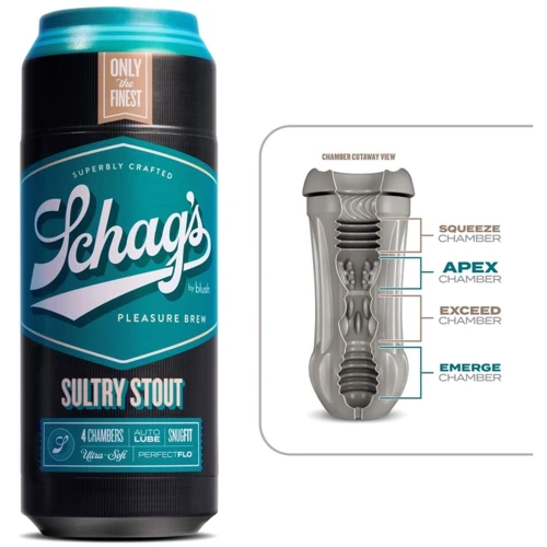 Мастурбатор Schag's by Blush - Sultry Stout Masturbator - Frosted