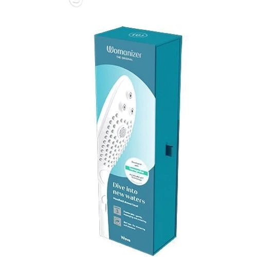 Насадка-стимулятор для душу 2в1 Womanizer Wave White