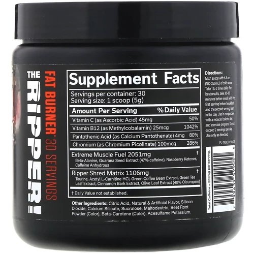 Жиросжигатель JNX Sports The Ripper 150 g / 50 serving / Blood orange: Пол Унисекс