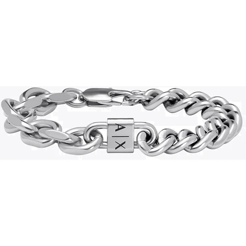 Мужской браслет Armani Exchange серебристый (AXG0114040)