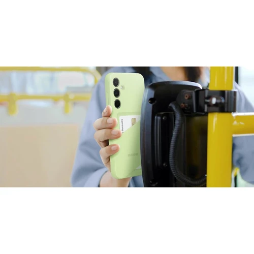 Аксессуар для смартфона Samsung Card Slot Case Light Green (EF-OA356TMEGWW) for Samsung A356 Galaxy A35: Цвет зеленый