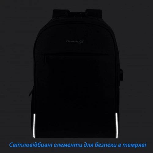 Сумка для ноутбука Grand-X 15.6 "Grey (RS-425G) фото 8
