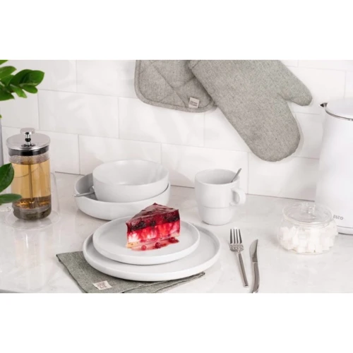 Тарілка Ardesto Trento обідня 26.5 см біла (AR2926TW)