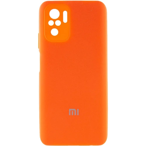 Чехол для телефонов Mobile Case Silicone Cover Shield Camera Neon Orange for Xiaomi Redmi Note 10 / Note 10s