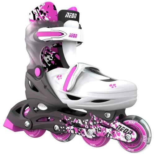 Роликові ковзани NEON Combo 2в1, розмір 30-33, рожевий (NT30P4)