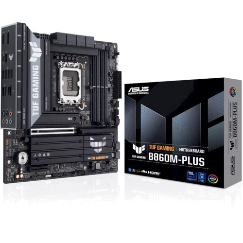ASUS TUF GAMING B860M-PLUS: Оперативная память 4xDDR5 8800+ МГц, до 256 ГБ