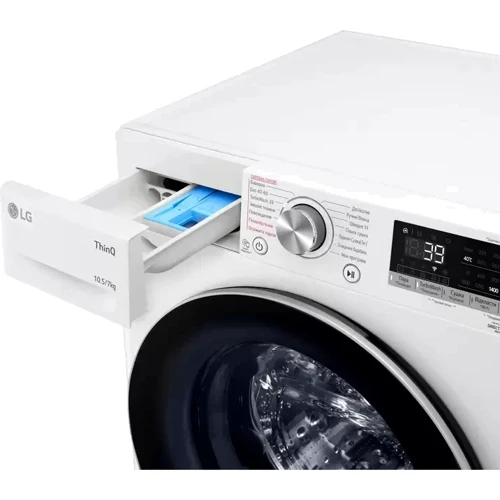 Стиральная машина LG F4V7RC1WW: Сушка есть