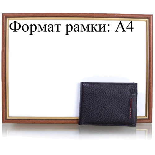 Мужское портмоне Grass черное (SHI311-8): Материал Натуральная кожа