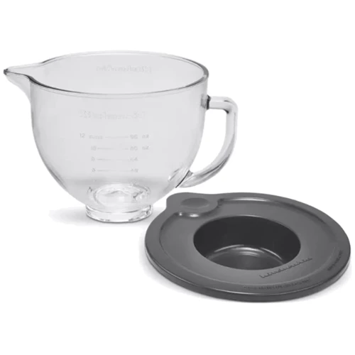 Чаша KitchenAid стеклянная с ручкой, мерной шкалой 4.7 л (5KSM5GB)