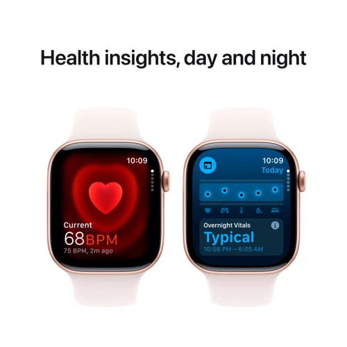 Apple Watch Series 10 46mm GPS Rose Gold Aluminum Case with Light Blush Sport Band - M/L (MWWU3QH/A) UA: Матеріал фтореластомер