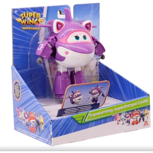 Іграшка-трансформер Super Wings Transforming-Supercharge Crystal Кристал (EU740263): Розвиток і вивчення Развитие мелкой моторики, Развитие логики, Развитие воображения
