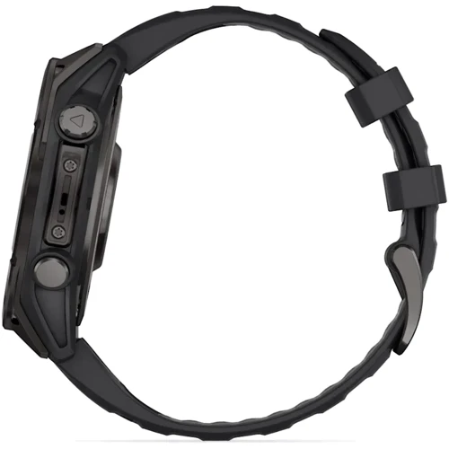 Смарт-часы Garmin Fenix 8 AMOLED 47mm Sapphire Carbon Grey DLC with Black/Pebble Grey Silicone Band (010-02904-21) фото 12