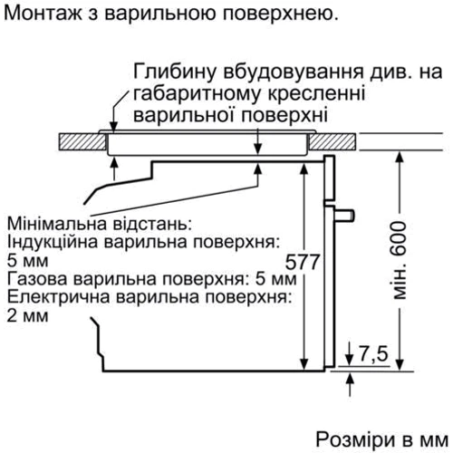 Духовой шкаф электрический Bosch HBG635BB1: Управление сенсорные