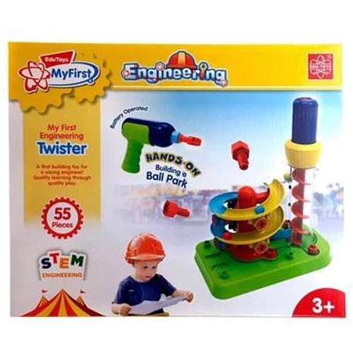Конструктор Edu-Toys Гірка-спіраль з інструментами (JS022): Виробник EDU-Toys