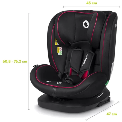 Автокресло Lionelo Bastiaan i-Size Black Red фото 15