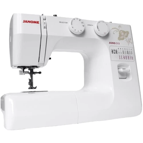 Швейная машина Janome Juno 513: Максимальная длина стежка, мм 4