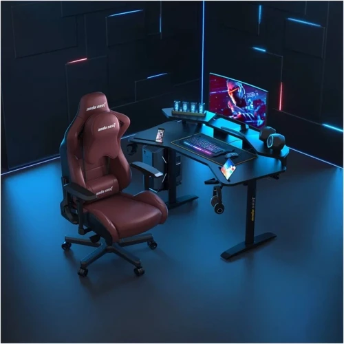 Компьютерный стол с электрорегулировкой высоты Anda Seat Shadow Warrior Black (AD-D-DD1-1600L-02-B)