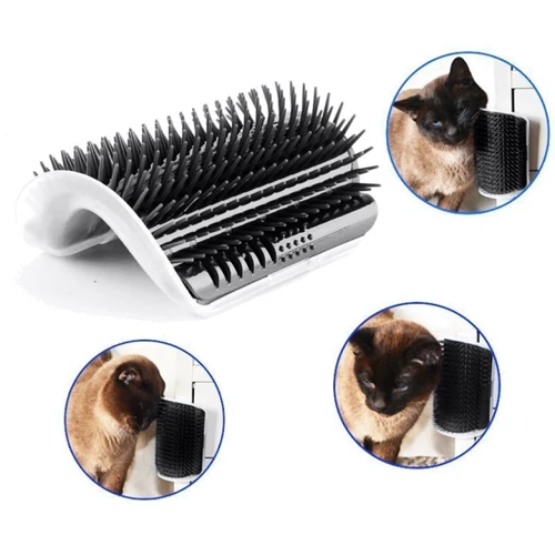 Щетка - чесалка Self Groomer для самогруминга кошек чёрная (164-12324101) фото 2