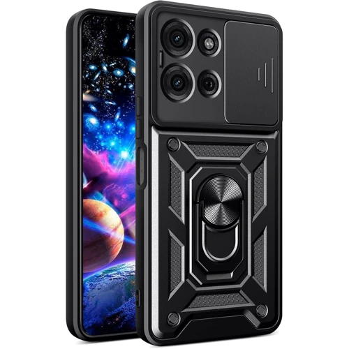 Чехол для телефонов BeCover Military Black for Motorola Moto G75 (713060)