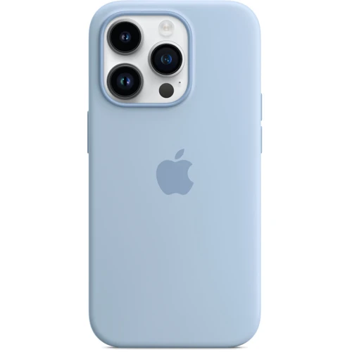 Чехол для iPhone Apple Silicone Case with MagSafe Sky (MQUJ3) for iPhone 14 Pro: Материалы Силикон