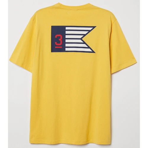 Футболка H&M 6215228 M желтая: Размер M