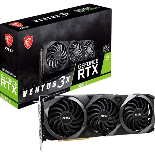 Видеокарта MSI GeForce RTX 3080 Ti VENTUS 3X 12G OC: Тип памяти GDDR6X