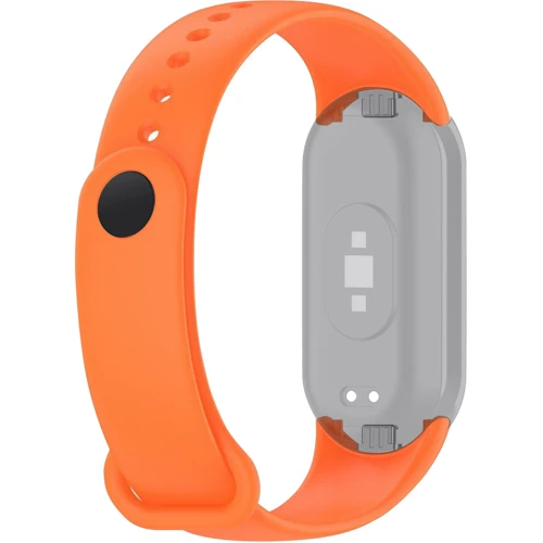 Ремінець ArmorStandart Silicon Orange для Xiaomi Smart Band 8/9/10 (ARM86911)