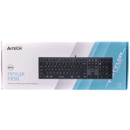 Клавіатура A4Tech FX-50 USB Grey: Тип клавіатури мультимедійна