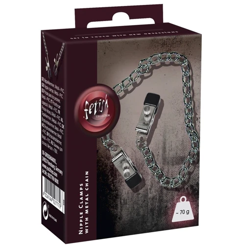 Зажимы для сосков - Busenkette gr.Abgreifklamm