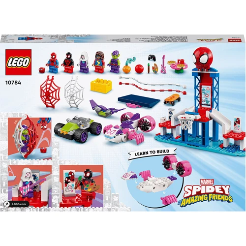 Конструктор LEGO Super Heroes Marvel Spidey Вечеринка в штабе Человека-Паука (10784): Серия Super Heroes