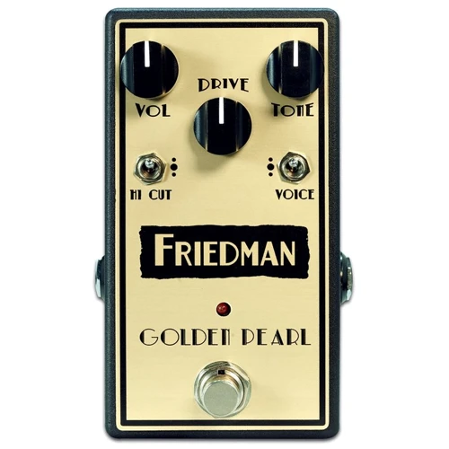 Педаль гитарных эффектов Педаль эффектов FRIEDMAN GOLDEN PEARL OVERDRIVE
