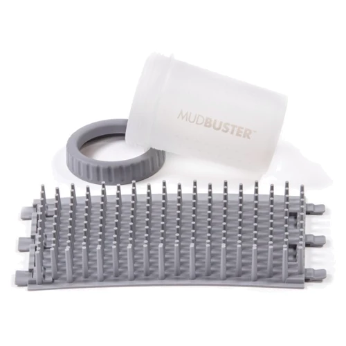 Лапомойка Dexas MudBuster Lidded Pro для собак средняя светло-серая (PW710429) фото 3