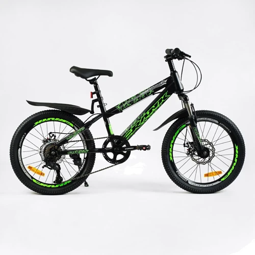 Спортивний велосипед Corso Crank 20'' салатовий (CR-20608)