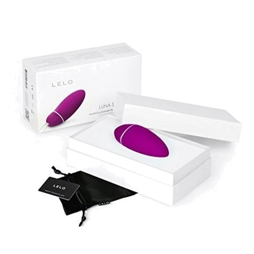 Lelo Luna Smart Bead Deep Rose - вагинальный тренажер с вибрацией, 8.2x3.4 см