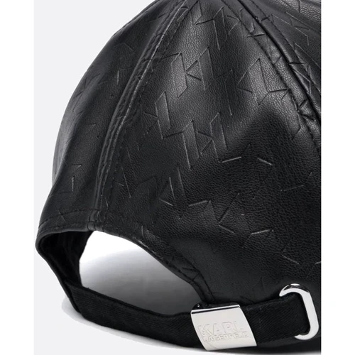 Женская бейсболка Karl Lagerfeld K/MONOGRAM EMBOSSED CAP черная (226W3415-999) фото 2