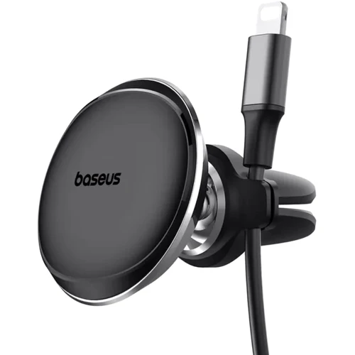 Держатель Baseus Car Holder Magnetic Car Mount Phone Holder with Cable Clip Air Vent Black (C40141201113-00): Производитель Baseus