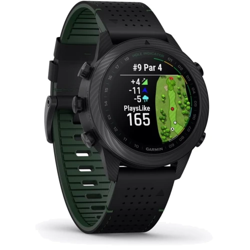Смарт-часы Garmin MARQ Golfer (Gen 2) Carbon Edition Modern Tool Watch (010-02722-21): Время работы до 42 часов (30 часов постоянно включены)