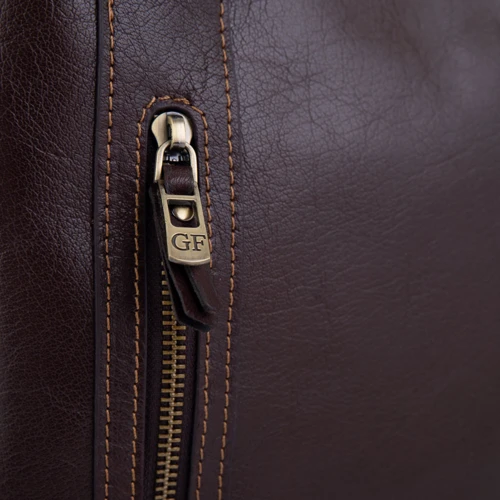 Жіноча сумка планшет Giorgio Ferretti коричнева (SHIGF3475-brown): Фактура Матовая, Гладкая