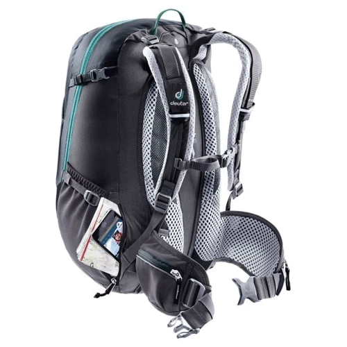 Рюкзак Рюкзак Deuter Trans Alpine 28 SL цвет 7000 black (3205120 7000): Дополнительно фиксатор для ключей, совместим с питьевой системой, светоотражающие элементы, Ручка для переноски, д
