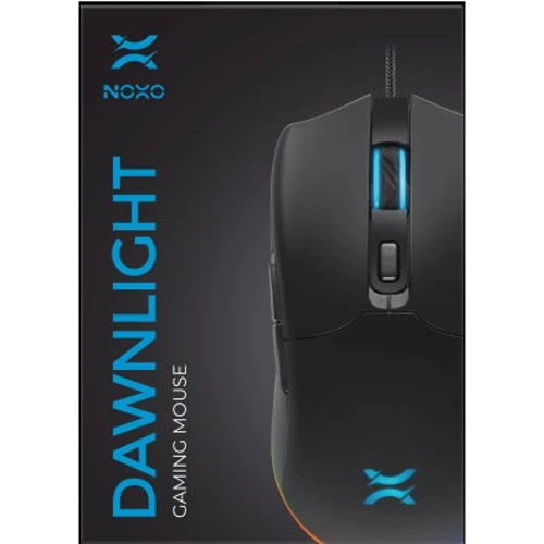 Мышь NOXO Dawnlight Gaming mouse USB Black (4770070881910): Максимальное разрешение сенсора, dpi 6400