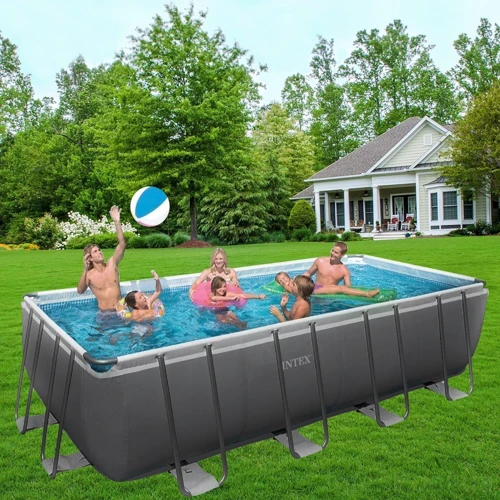 Каркасный бассейн Intex 26356, 549 х 274 х 132 см (4 500 л/час, лестница, тент, подстилка) фото 1