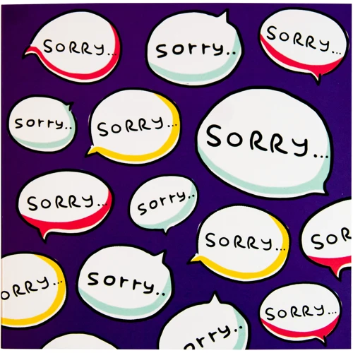 Листівка-шоколадка PAPAdesign "Sorry"