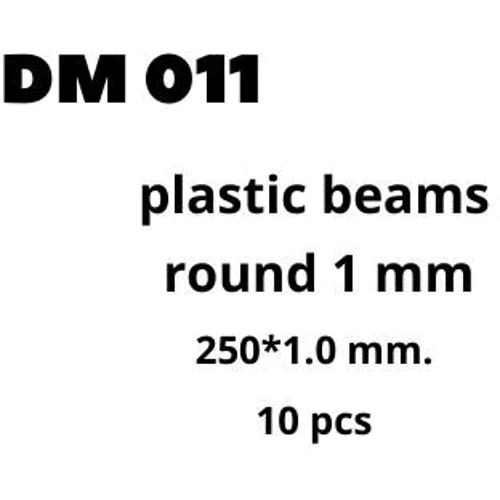 Набор DAN models Профиль круглого сечения 250x1 мм, 10 шт. (DAN011)