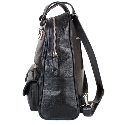 Жіночий рюкзак Laskara чорний (LK-DM229-croco-black): Тип рюкзаки