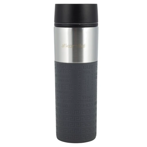 Термокружка Kamille KM-2098 420 мл Серый (KM-2098-GR): Тип Термокружка