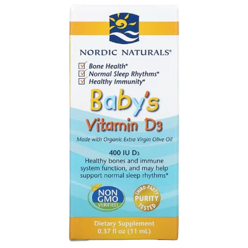 Nordic Naturals Baby's Vitamin D3 Витамин D3 400 МЕ 11 мл