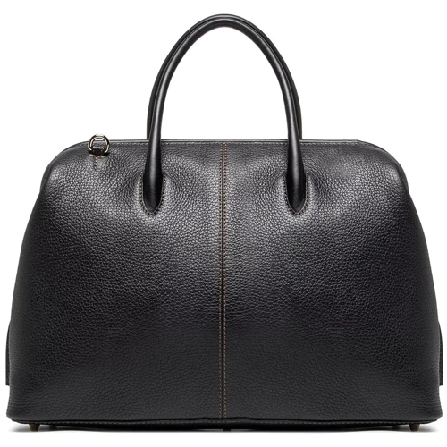 Женская сумка тоут Furla Ninfa М Boston черная (WB00460BX0238O6000): Фактура Матовая, Гладкая