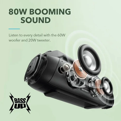 Акустика ANKER SoundCore Motion Boom Plus Black (A3129011): Цвет черный