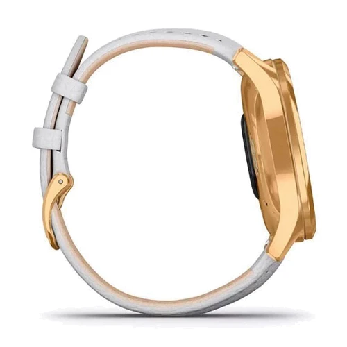 Смарт-часы Garmin Vivomove Luxe 24K Gold PVD Stainless Steel Case with White Italian Leather Band (010-02241-08): Интерфейсы подключения Bluetooth