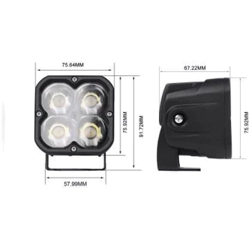 Світлодіодна фара далекого світла Aled 3012 20W 6000K 6G3310 2шт.